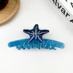 Starfish Hair Clip, Acetate Claw Clip