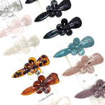 12pk Daisy Flower Shape Duckbill Hair Claw Clip