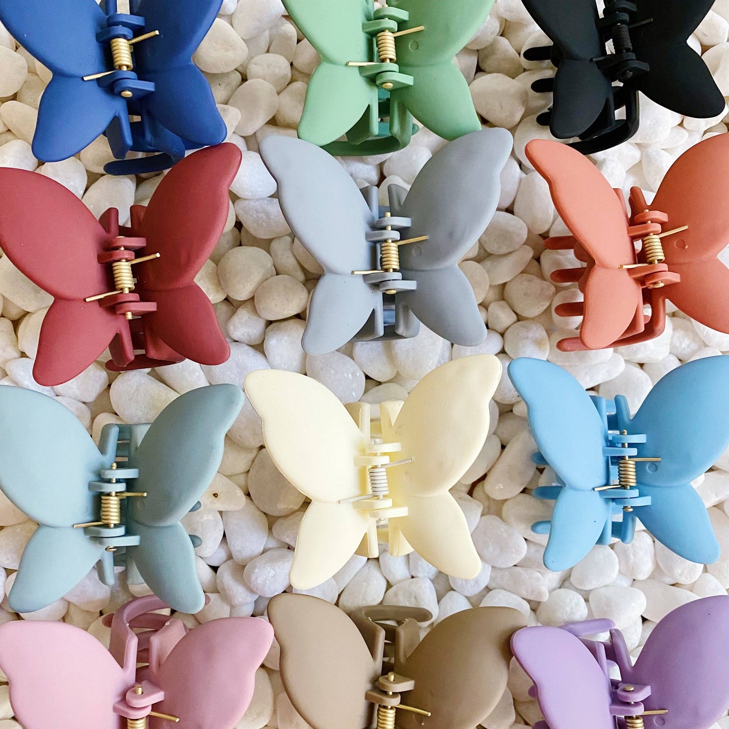 TRIO SET BUTTERFLY CLIPS