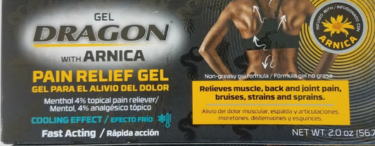 DRAGON GEL WITH ARNICA 2 OZ