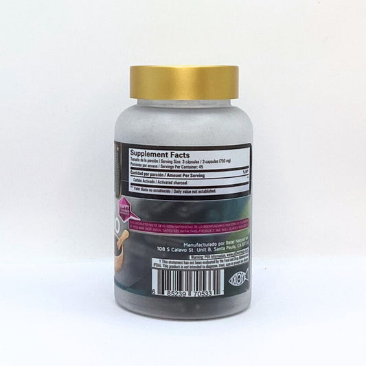 BETEL NAT. CARBON ACTIVADO 750 MG 90 CAP